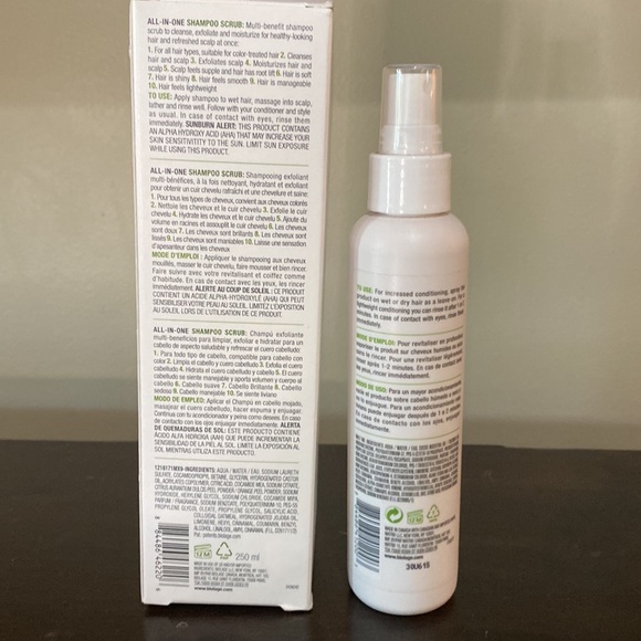 Biolage All-in-One Shampoo/Body Scrub and Coconut Multi-Benefit Spray Set, NEW - Picture 2 of 3